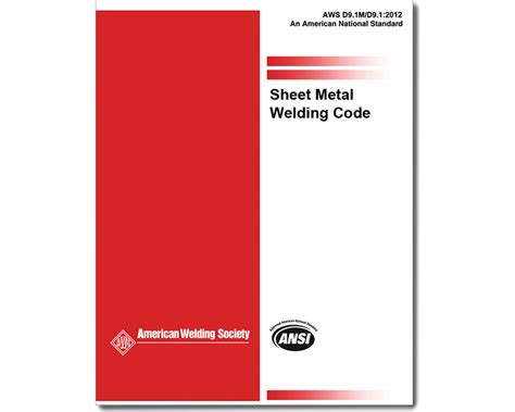 sheet metal welding code|aws sheet metal welding codes.